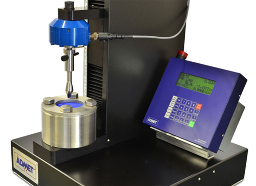 eXpert 7603 performing puncture testing, capable of ASTM D3787.