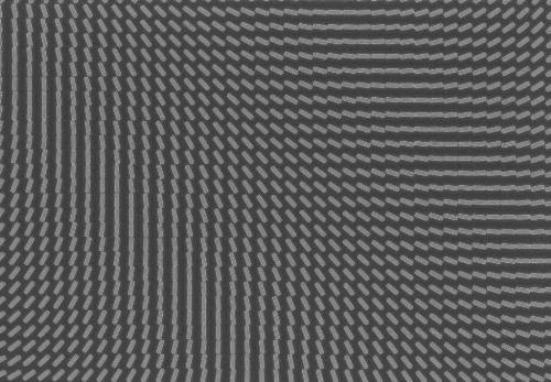 Metalens structure using efficient formula based patterning.