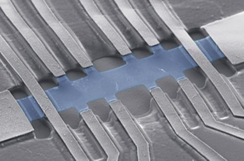 Freestanding multi-terminal graphene device.