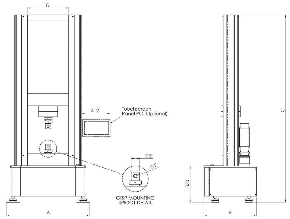 The XFS300 Universal Testing Machine from Testometric