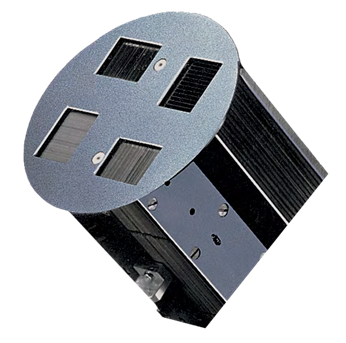 UCCO™ technology. Ultra Closely Coupled Optics between X-Ray tube and sample.