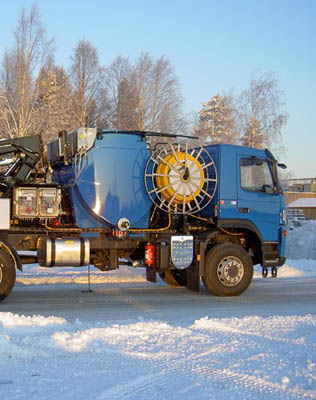 Explosives trucks from Jama