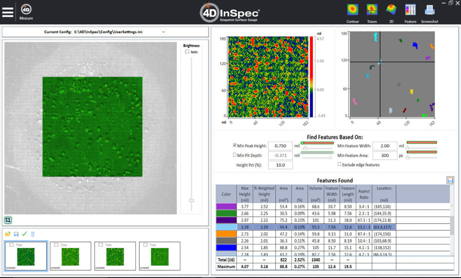 4D InSpec Surface Gauge for Shop Floor Surface Inspection