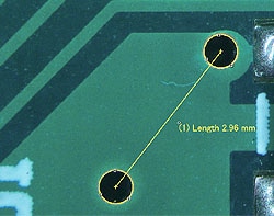 Basic measurement (pattern on a printed circuit board)