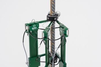 3567 Rebar Coupler and Rebar Splice Extensometers for Measuring Elongation of Rebar Coupler, Splice and Sleeve Assemblies