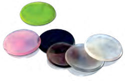 Results of a mapping of an inclusion in a glass sample.